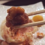 末広寿司 - 外子の天ぷらとウニ　至高の旨さ❗