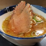 末広寿司 - ◆ウチワエビの味噌汁(最初に食べた刺身の甲羅等のガラで出汁を取ったもの)