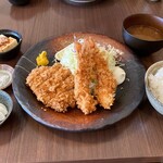 Agemonoya Sendai - エビフライロース定食 @1,826円 