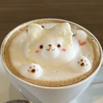 SHIROINU CAFE - チワワを注文するとこちらの3Dアートになります。