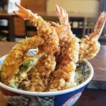 大えび天専門店 さんき - びっくり天丼1850円