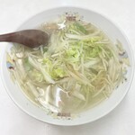 珉珉 - スープそば(塩味)