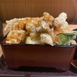 麺や ほり野 - お重から盛り上がっています