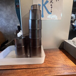 麺屋 丸福 - お冷はパイウォーター