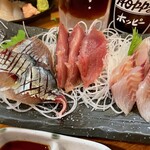 旬魚酒楽 辰 - 刺し盛り１人前