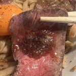 麺屋 丸福 - 宮崎牛ローストビーフ　ジャポネ風⁉️ソース