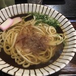 釜盛 - かけうどん　大　無理麦ご飯付