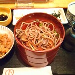 うどん やきとり とびた - 変わり三段割子そば定食