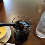 中国料理 天龍 - アイスコーヒー、杏仁豆腐