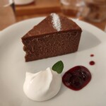 ノチハレ珈琲店 - 料理写真:チョコレートチーズケーキ（季節限定おやつ）