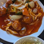 キッチン富士 - ケチャップの酢豚