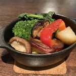 Bistro&Cafe KIZKI - 付け合わせの温野菜