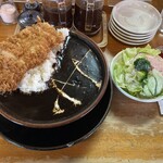 とんてつ - カツカレー（ロース）大盛り