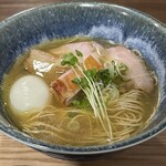 麺亭 まきた - ■特製出汁そば白醤油¥1,300