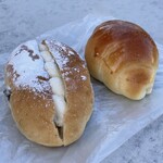 パンのかおり - ラムレーズンクリーム＆バターロール