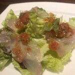 l'asperge - 前菜(青鯛のカルパッチョ)