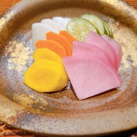 ぬか漬けと旬菜浅漬け