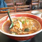 明華飯店 - 広東麺(￥700)。700円にしては充分かと！