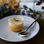 チャコメ - パンプキンチーズプリン
