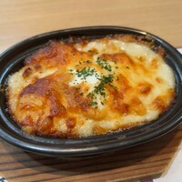 旬楽館 - 熱々、白子グラタン