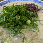 純とんこつ無双 - ネギ拡大写真