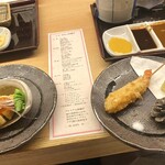 Shinjuku Tatsukichi - 鮑と蟹湯葉