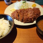 とんかつ丸一 - ロースかつ定食