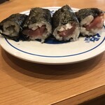 無添くら寿司 - 最左巻には身が入ってなかった