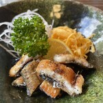 元祖 本吉屋 - 定食に付く鰻の白焼酢の物