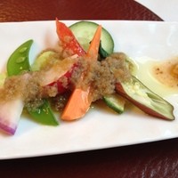 RISTORANTE REGA - 有機野菜のバーニャカウダはすごく美味