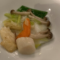 中国料理 桃李 - 海の幸野菜炒め