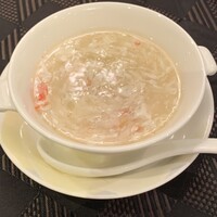 中国料理 桃李 - 蟹とフカヒレのスープ