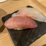 Sushi Kaki Kawasaki Sushi Ebisu Nakamise Doori - 中トロ、真鯛