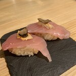 Sushi Kaki Kawasaki Sushi Ebisu Nakamise Doori - マグロ　ロッシーニ風