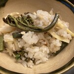よし町 - 筍と山菜の炊込みご飯
