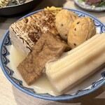 日本酒と串天 座へそ - おでん