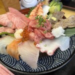 野口鮮魚店 - 上海鮮ちらし　具増し　中盛り