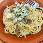 サイゼリヤ - 《きのこチキンスパゲッティ》税込￥500❣