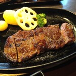 Kushiro Fukutei Kaiteirou - ステーキのアップ