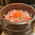 Gion Duck Rice - フタをパッカァーン