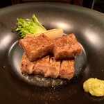 肉料理 にくたろう - 「前沢牛サーロインステーキ90g」（3,200円）