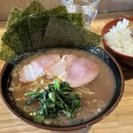 Akihabara Ra-Men Waizu - のりラーメン+小ライス