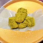 Matcha warabi mochi