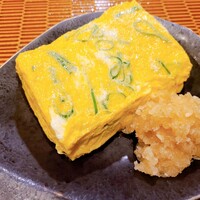 京都九条ねぎ入り　奥久慈卵の出汁巻き