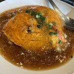 龍華園 - かに玉フカヒレご飯