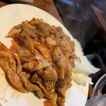 安価居酒屋 一心太助 - 豚キムチ