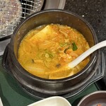 焼肉 海鮮焼　囲 - 豆腐チゲ