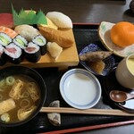 Shin sushi - 寿司定食梅1200円