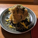 Wine Terrace Yu-me - いぶりがっこのポテサラ680円