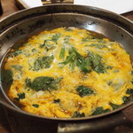 鳥扇 - 春菊の卵とじ